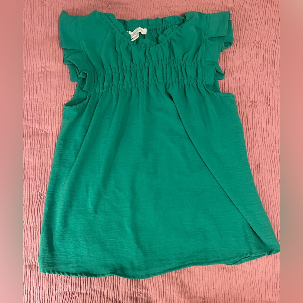 Monteau Green Blouse